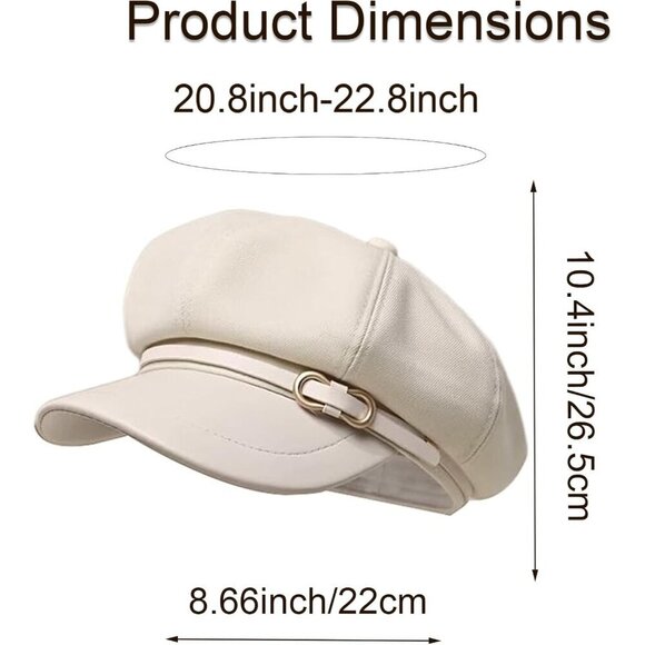 Newsboy Cap Women\'s Men Lightweight Fall Winter Octagonal Beret Fashion
